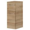 Highboard 'Lucia' braun foliert 30 x 73 x 33 cm
