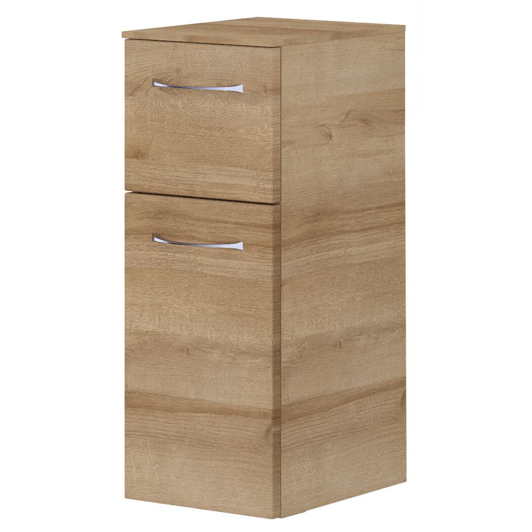 Highboard 'Lucia' braun foliert 30 x 73 x 33 cm