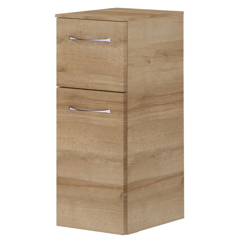 Highboard 'Lucia' braun foliert 30 x 73 x 33 cm