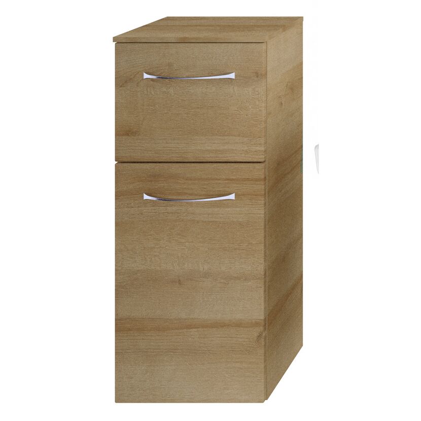 Highboard 'Lucia' braun foliert 30 x 73 x 33 cm