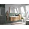 Highboard 'Lucia' braun foliert 30 x 73 x 33 cm