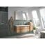 Highboard 'Lucia' braun foliert 30 x 73 x 33 cm