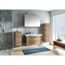 Highboard 'Lucia' braun foliert 30 x 73 x 33 cm