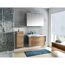 Highboard 'Lucia' braun foliert 30 x 73 x 33 cm
