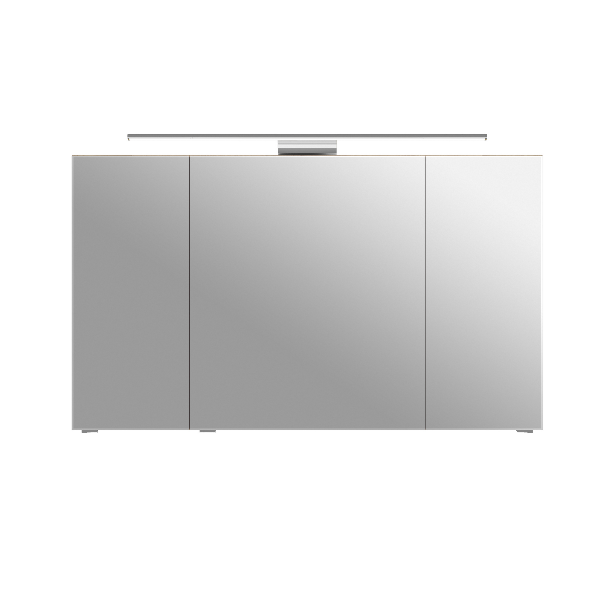Spiegelschrank 'Lucia' Riviera Eiche 120 x 70,3cm mit Aufsatzleuchte + product picture