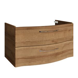 Waschbeckenunterschrank 'Lucia' braun foliert 90 x 49 x 48,1 cm