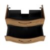 Waschbeckenunterschrank 'Lucia' braun foliert 90 x 49 x 48,1 cm