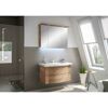 Waschbeckenunterschrank 'Lucia' braun foliert 90 x 49 x 48,1 cm