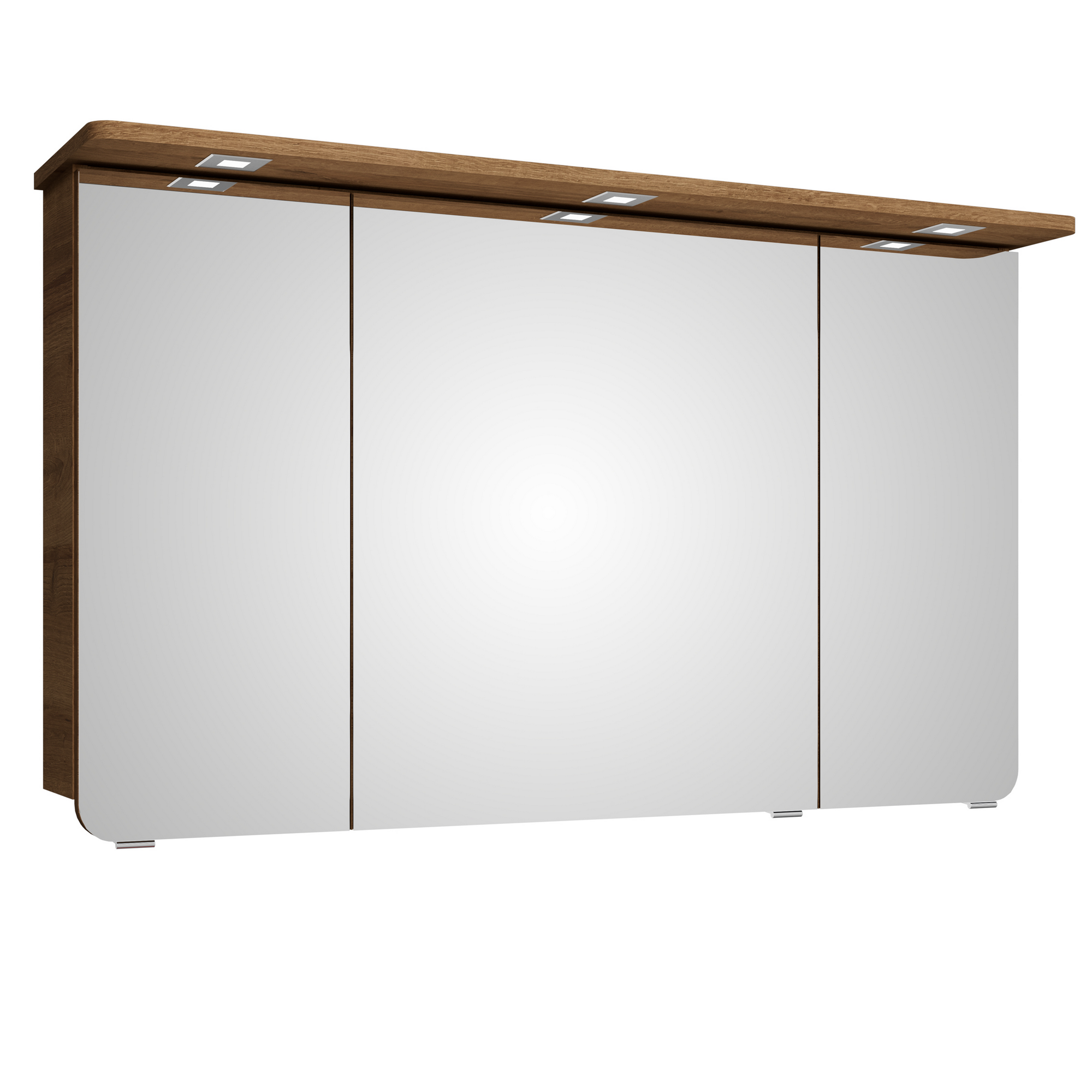 Spiegelschrank 'Lucia' eichefarben 120 x 72,4 x 17 cm