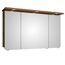 Spiegelschrank 'Lucia' eichefarben 120 x 72,4 x 17 cm
