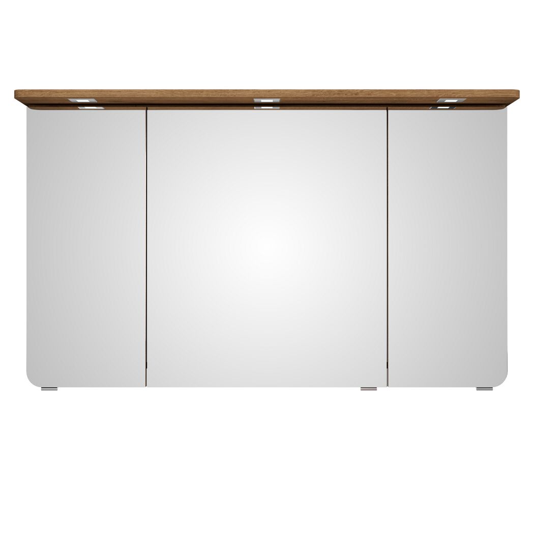 Spiegelschrank 'Lucia' eichefarben 120 x 72,4 x 17 cm