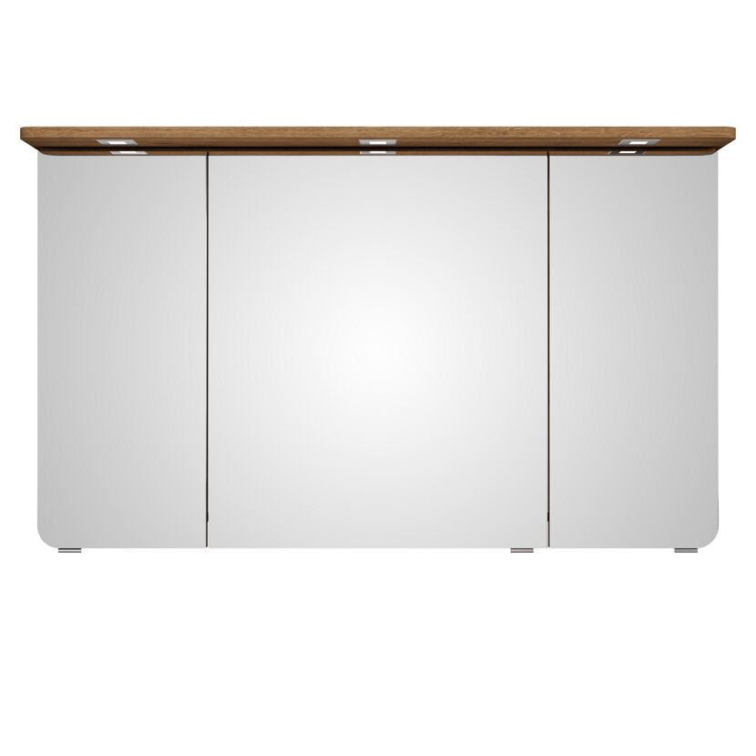 Spiegelschrank 'Lucia' eichefarben 120 x 72,4 x 17 cm