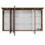Spiegelschrank 'Lucia' eichefarben 120 x 72,4 x 17 cm
