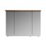LED-Spiegelschrank 'Lucia' braun 70 x 98  x 17 cm