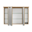 LED-Spiegelschrank 'Lucia' braun 98 x 70 x 17 cm