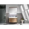 LED-Spiegelschrank 'Lucia' braun 70 x 98  x 17 cm