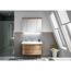 LED-Spiegelschrank 'Lucia' braun 70 x 98  x 17 cm