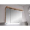 LED-Spiegelschrank 'Lucia' braun 70 x 98  x 17 cm
