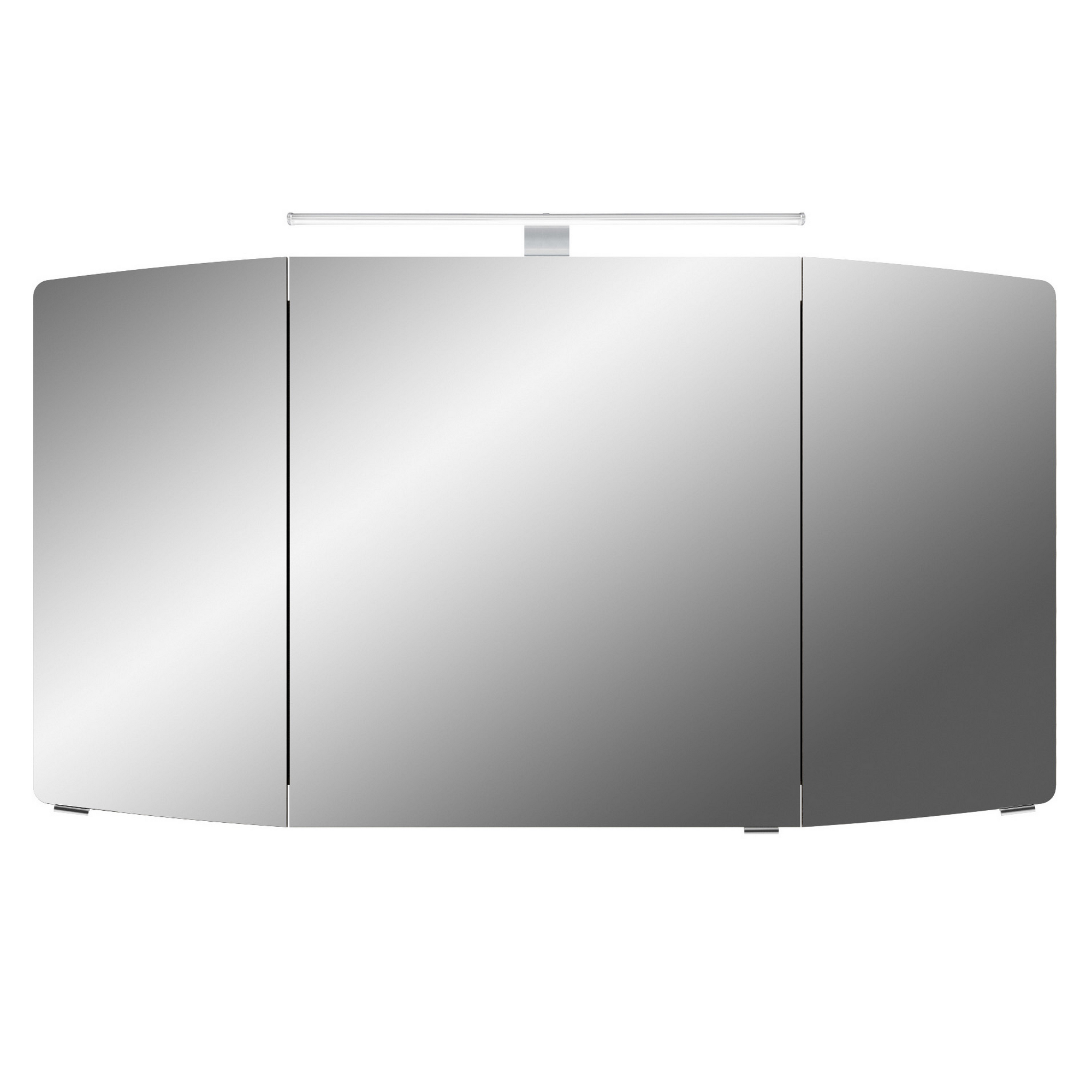 Spiegelschrank 'Taiga' Riviera Eiche quer 120 cm mit LED-Aufsatzleuchte + product picture