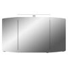 LED-Spiegelschrank 'Taiga' braun 120 x 67 x 17 cm