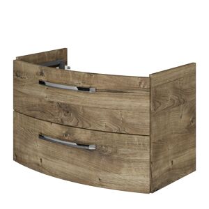 Waschbeckenunterschrank 'Bahamas' braun foliert 80 x 49,2 x 43 cm
