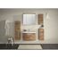 Waschbeckenunterschrank 'Bahamas' braun foliert 80 x 49,2 x 43 cm