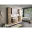 Waschbeckenunterschrank 'Bahamas' braun foliert 80 x 49,2 x 43 cm