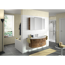 Waschbeckenunterschrank 'Bahamas' braun foliert 120 x 49,2 x 46 cm