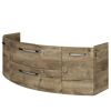 Waschbeckenunterschrank 'Bahamas' braun foliert 140 x 49,2 x 46 cm