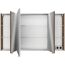 Spiegelschrank 'Bahamas' braun 120 x 70,3 x 17 cm