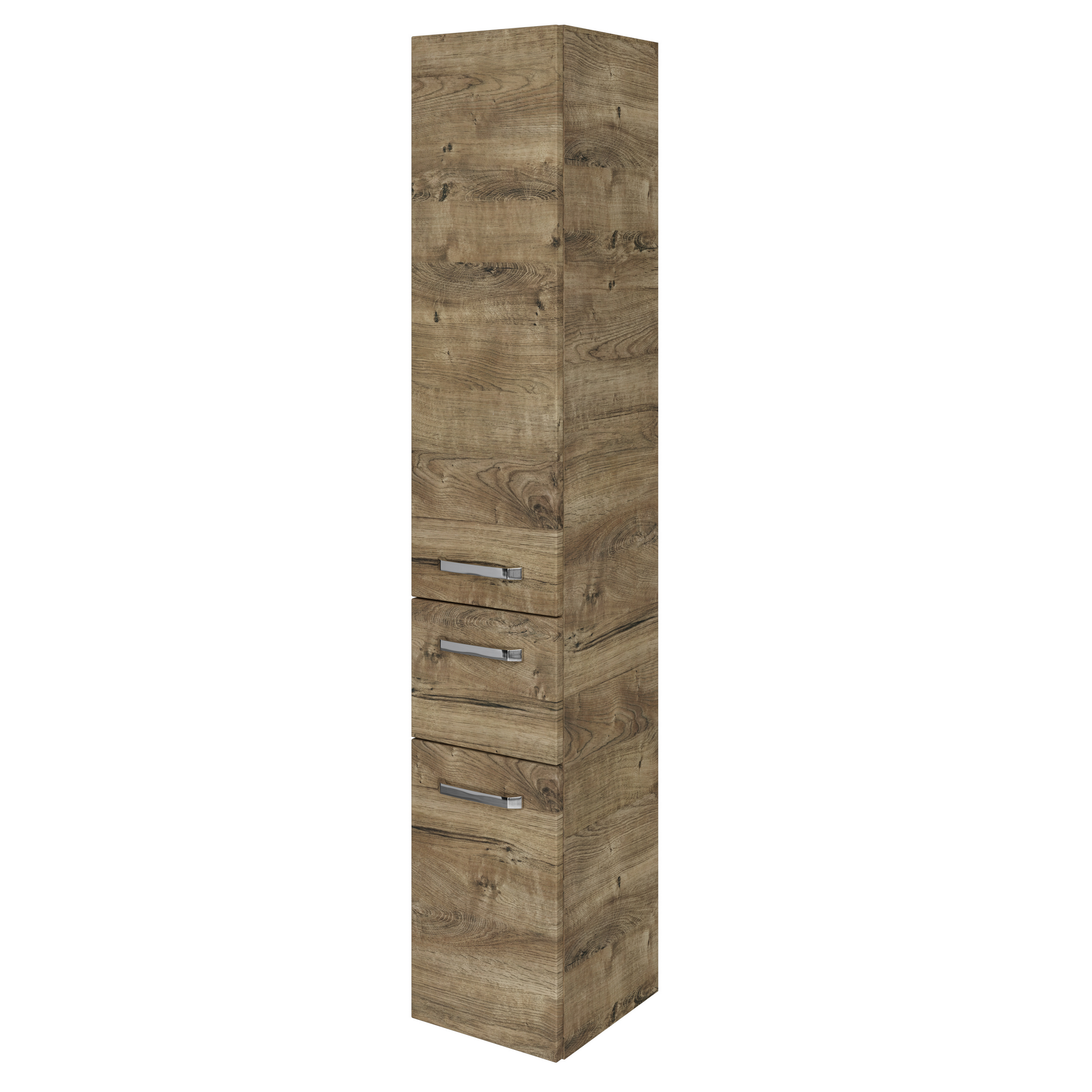 Hängeschrank 'Bahamas' braun foliert 30 x 168 x 33 cm
