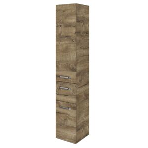 Hängeschrank 'Bahamas' braun foliert 30 x 168 x 33 cm