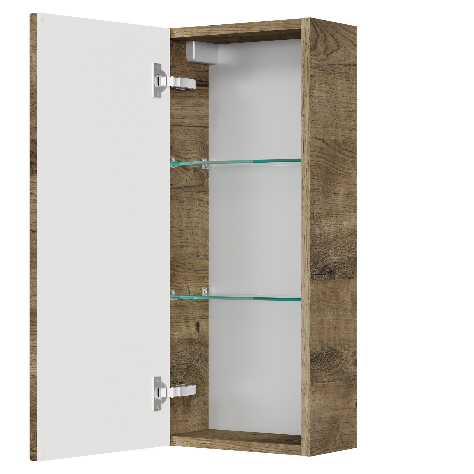 Hängeschrank 'Bahamas' braun foliert 30 x 70 x 17 cm