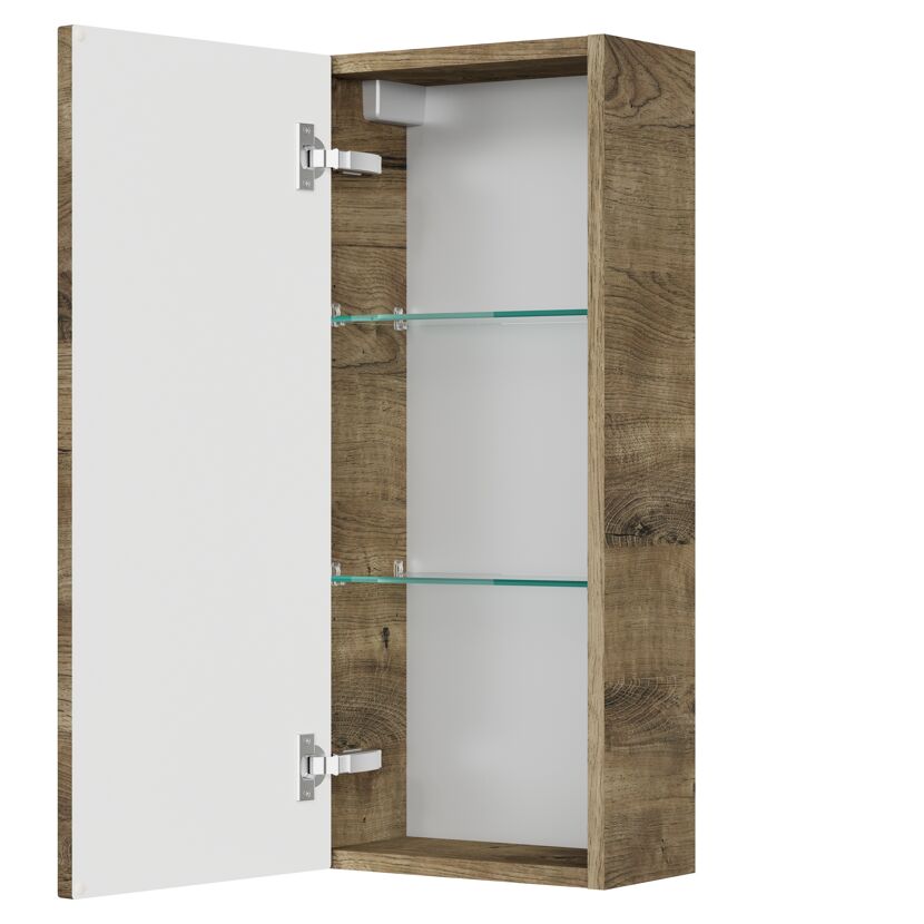 Hängeschrank 'Bahamas' braun foliert 30 x 70 x 17 cm