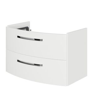 Waschbeckenunterschrank 'Bahamas' weiß glänzend 80 x 49,2 x 43 cm