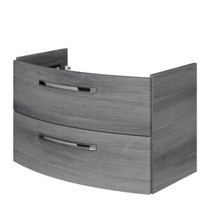 Waschbeckenunterschrank 'Bahamas' dunkelgrau foliert 80 x 49,2 x 43 cm