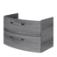 Waschbeckenunterschrank 'Bahamas' dunkelgrau foliert 80 x 49,2 x 43 cm