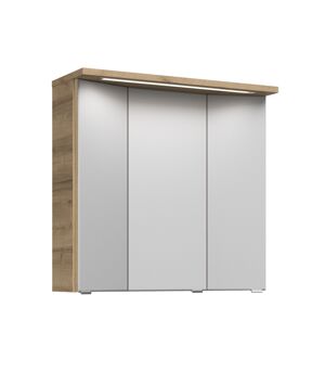 Spiegelschrank 'Primo' braun 75 x 72 x 20 cm