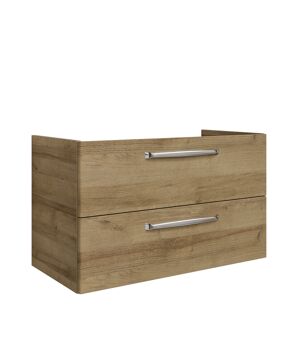 Waschbeckenunterschrank 'Primo' braun foliert 86 x 51 x 42 cm
