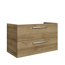 Waschbeckenunterschrank 'Primo' braun foliert  86 x 51 x 42 cm