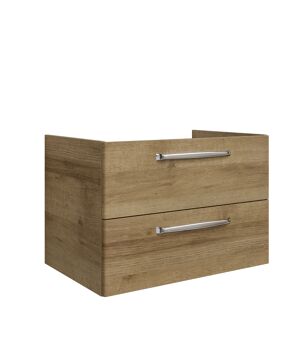 Waschbeckenunterschrank 'Primo' braun foliert 75 x 49 x 49 cm
