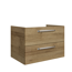 Waschbeckenunterschrank 'Primo' braun foliert 75 x 49 x 49 cm