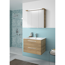 Waschbeckenunterschrank 'Primo' braun foliert 75 x 49 x 49 cm