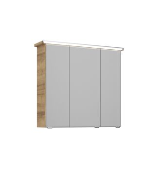 Spiegelschrank 'Primo' braun 75 x 72 x 20 cm