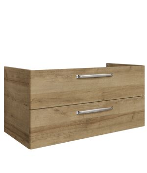 Waschbeckenunterschrank 'Primo' braun foliert 105 x 51 x 49 cm