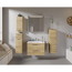 Hängeschrank 'Primo' braun foliert 30 x 70 x 20 cm
