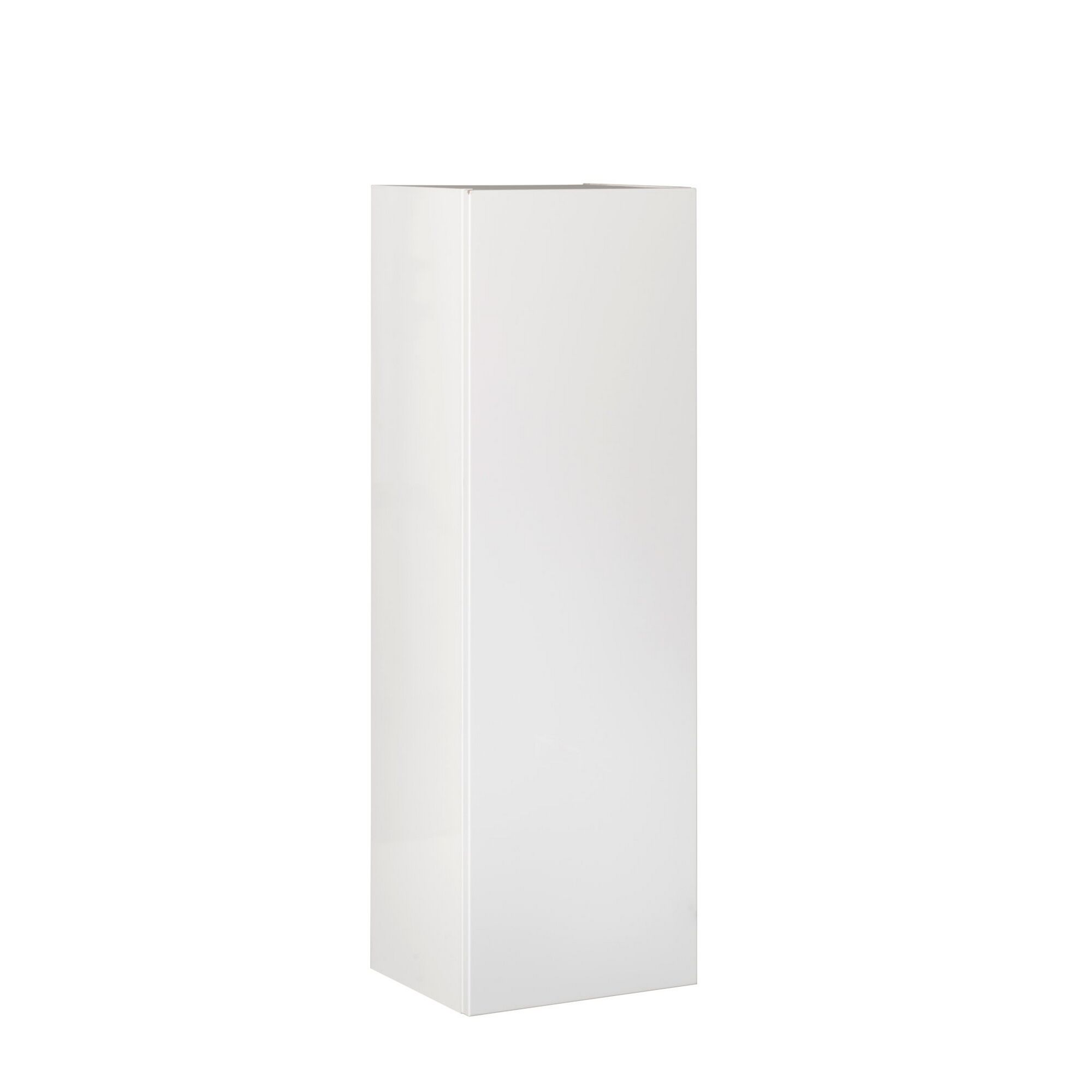 Weißer Hochschrank NEW YORK Midi mit einer Tür