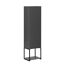 Grauer Hochschrank NEW YORK mit Regal