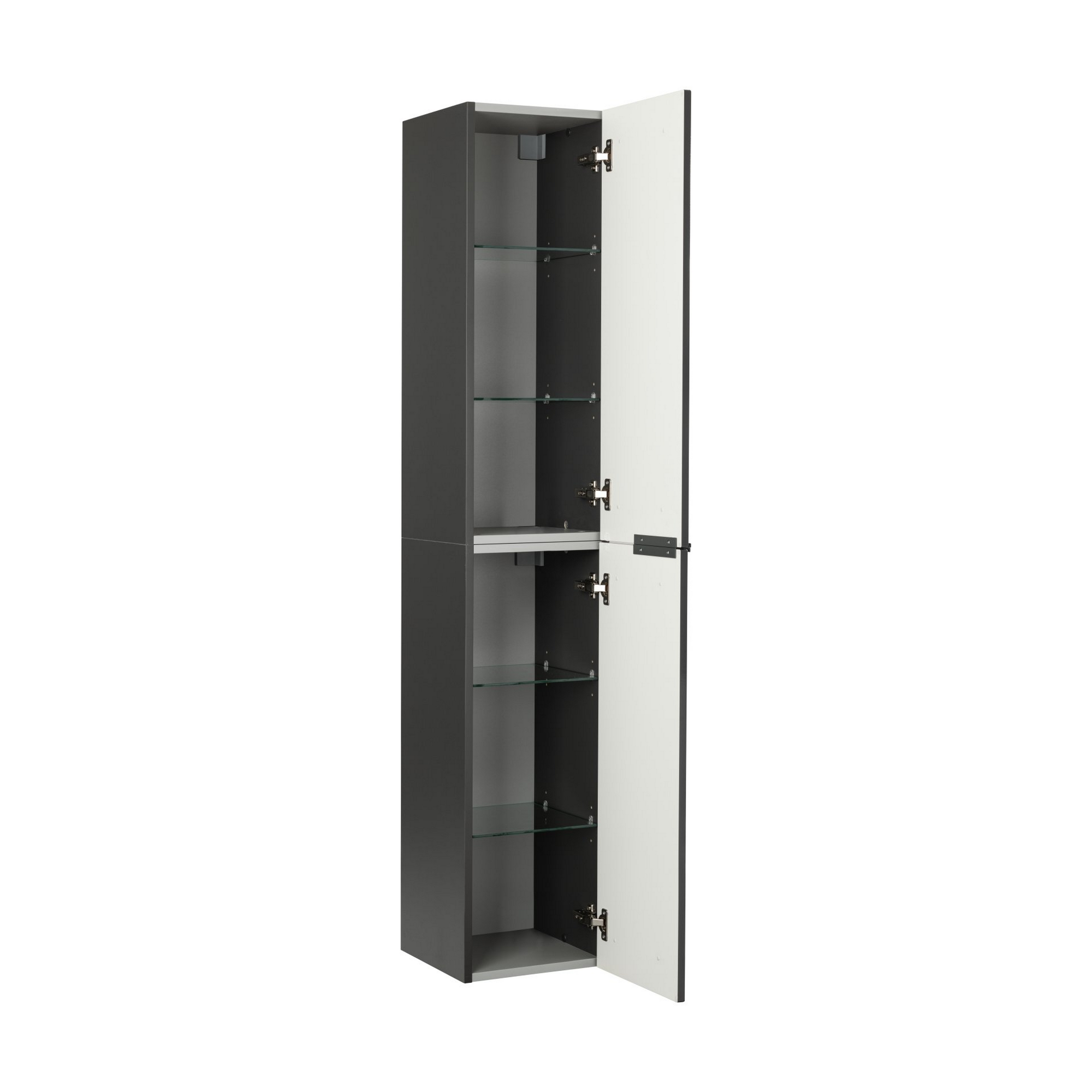 Hochschrank 'Luna' anthrazit 30 x 162 x 32 cm + product picture