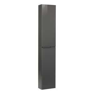 Hochschrank 'Luna' anthrazit glänzend 30 x 162 x 17 cm